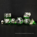 Bescon GOURS DIDA DO DICE DE PERNOS DND GOURS, GIANT 7PCS PANDA POLEDRAL DO DICE DICE, Dungeons e Dragões de tamanho grande